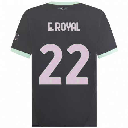 Kandiny Damen Emerson Royal #22 Grau Ausweichtrikot Trikot 2024/25 T-Shirt