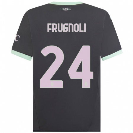 Kandiny Damen Leonardo Frugnoli #24 Grau Ausweichtrikot Trikot 2024/25 T-Shirt