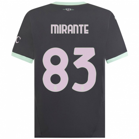 Kandiny Damen Antonio Mirante #83 Grau Ausweichtrikot Trikot 2024/25 T-Shirt