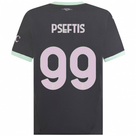 Kandiny Damen Fotios Pseftis #99 Grau Ausweichtrikot Trikot 2024/25 T-Shirt