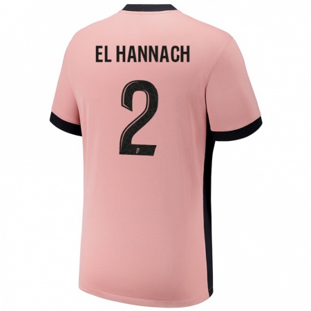 Kandiny Damen Naoufel El Hannach #2 Rostros Ausweichtrikot Trikot 2024/25 T-Shirt