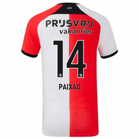 Kandiny Kinder Igor Paixão #14 Rot Weiß Heimtrikot Trikot 2024/25 T-Shirt