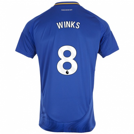 Kandiny Kinder Harry Winks #8 Blau Weiß Heimtrikot Trikot 2024/25 T-Shirt