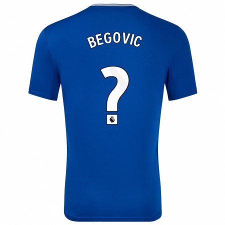 Kandiny Kinder Asmir Begovic #0 Blau Mit Heimtrikot Trikot 2024/25 T-Shirt