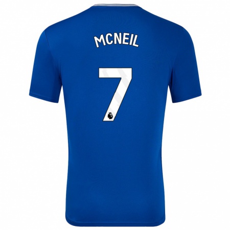 Kandiny Kinder Dwight Mcneil #7 Blau Mit Heimtrikot Trikot 2024/25 T-Shirt