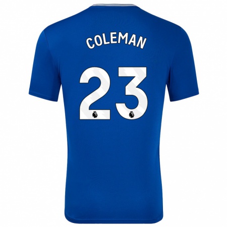 Kandiny Kinder Séamus Coleman #23 Blau Mit Heimtrikot Trikot 2024/25 T-Shirt