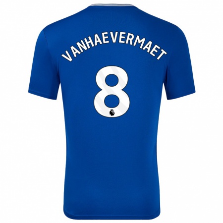 Kandiny Kinder Justine Vanhaevermaet #8 Blau Mit Heimtrikot Trikot 2024/25 T-Shirt