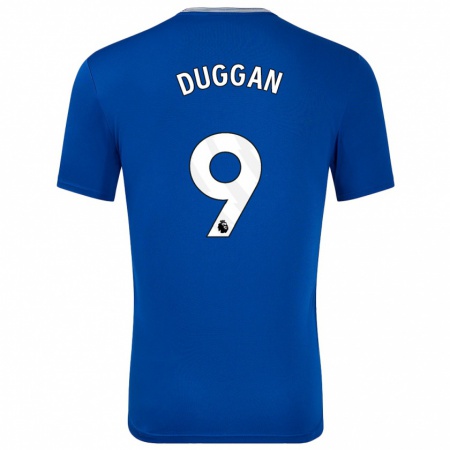 Kandiny Kinder Toni Duggan #9 Blau Mit Heimtrikot Trikot 2024/25 T-Shirt