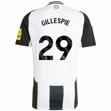 Kandiny Kinder Mark Gillespie #29 Weiß Schwarz Heimtrikot Trikot 2024/25 T-Shirt