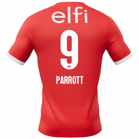 Kandiny Kinder Troy Parrott #9 Rot Weiß Heimtrikot Trikot 2024/25 T-Shirt