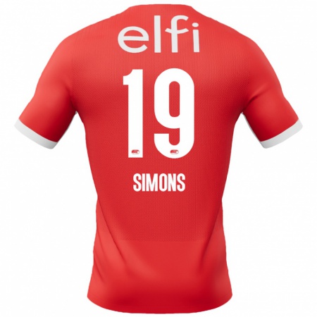 Kandiny Kinder Saviola Simons #19 Rot Weiß Heimtrikot Trikot 2024/25 T-Shirt