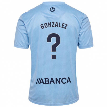 Kandiny Kinder Marcos González #0 Himmelblau Heimtrikot Trikot 2024/25 T-Shirt