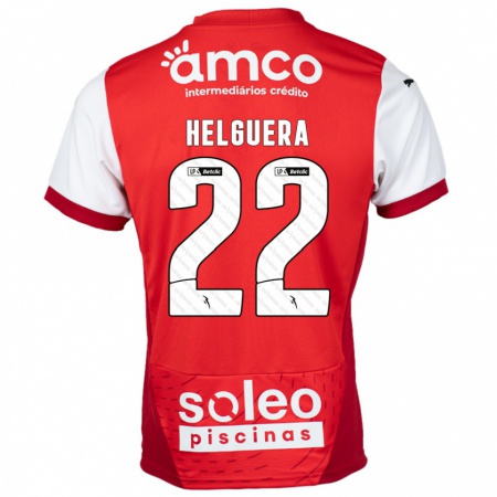 Kandiny Kinder Thiago Helguera #22 Rot Weiß Heimtrikot Trikot 2024/25 T-Shirt