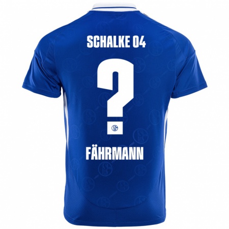 Kandiny Kinder Ralf Fährmann #0 Königsblau Heimtrikot Trikot 2024/25 T-Shirt