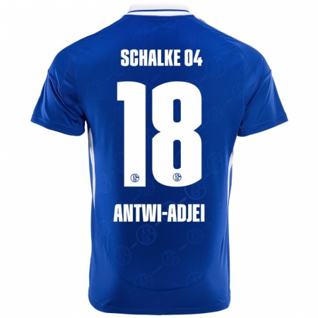 Kandiny Kinder Christopher Antwi-Adjei #18 Königsblau Heimtrikot Trikot 2024/25 T-Shirt