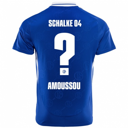 Kandiny Kinder Zaid Amoussou #0 Königsblau Heimtrikot Trikot 2024/25 T-Shirt