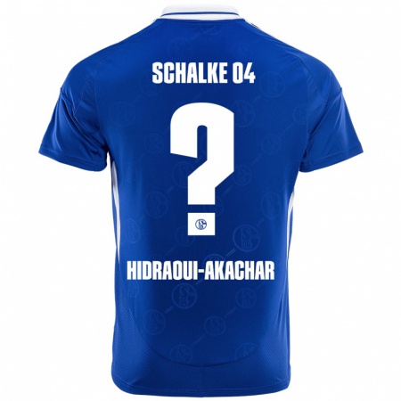 Kandiny Kinder Yassin Hidraoui-Akachar #0 Königsblau Heimtrikot Trikot 2024/25 T-Shirt