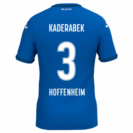 Kandiny Kinder Pavel Kaderabek #3 Königsblau Heimtrikot Trikot 2024/25 T-Shirt