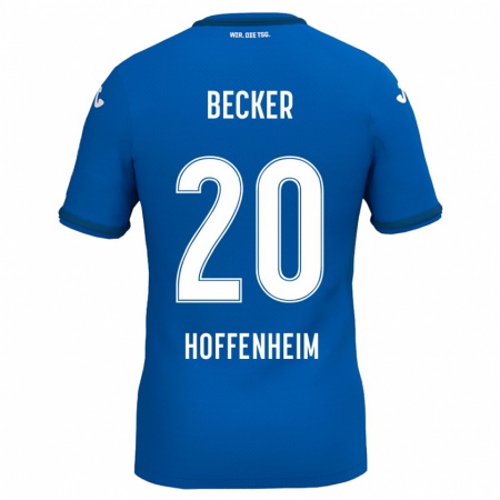 Kandiny Kinder Finn Ole Becker #20 Königsblau Heimtrikot Trikot 2024/25 T-Shirt