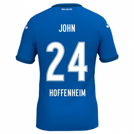 Kandiny Kinder Marco John #24 Königsblau Heimtrikot Trikot 2024/25 T-Shirt