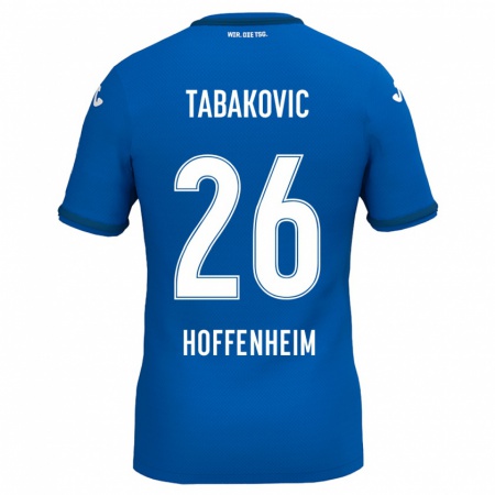 Kandiny Kinder Haris Tabakovic #26 Königsblau Heimtrikot Trikot 2024/25 T-Shirt