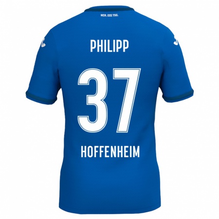 Kandiny Kinder Luca Philipp #37 Königsblau Heimtrikot Trikot 2024/25 T-Shirt