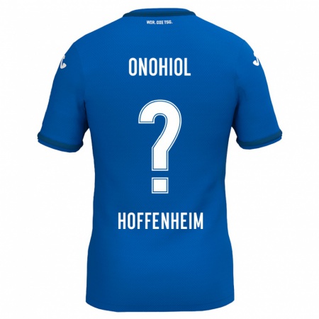 Kandiny Kinder Yannick Onohiol #0 Königsblau Heimtrikot Trikot 2024/25 T-Shirt