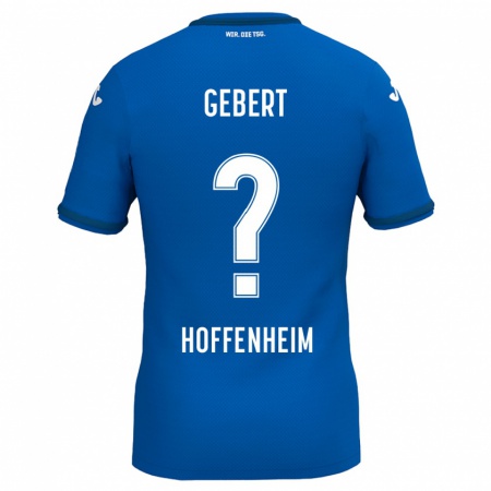 Kandiny Kinder Ferdinand Gebert #0 Königsblau Heimtrikot Trikot 2024/25 T-Shirt