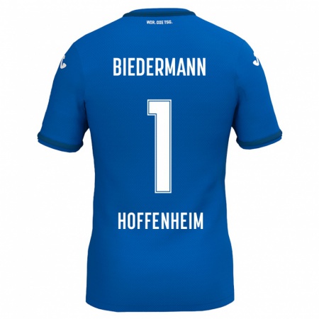 Kandiny Kinder Nico Biedermann #1 Königsblau Heimtrikot Trikot 2024/25 T-Shirt