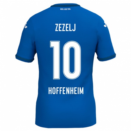 Kandiny Kinder Neno Zezelj #10 Königsblau Heimtrikot Trikot 2024/25 T-Shirt