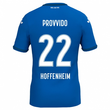 Kandiny Kinder Luca Provvido #22 Königsblau Heimtrikot Trikot 2024/25 T-Shirt