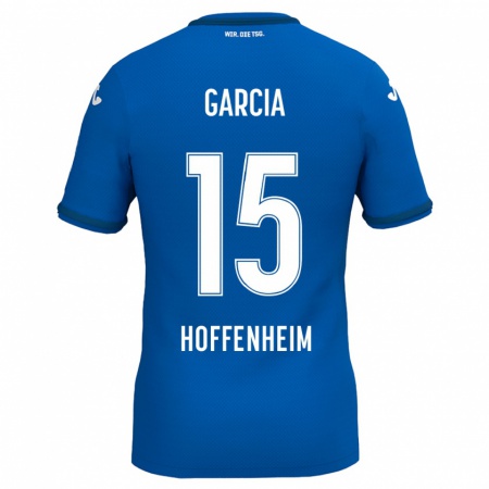 Kandiny Kinder Marta Cazalla Garcia #15 Königsblau Heimtrikot Trikot 2024/25 T-Shirt