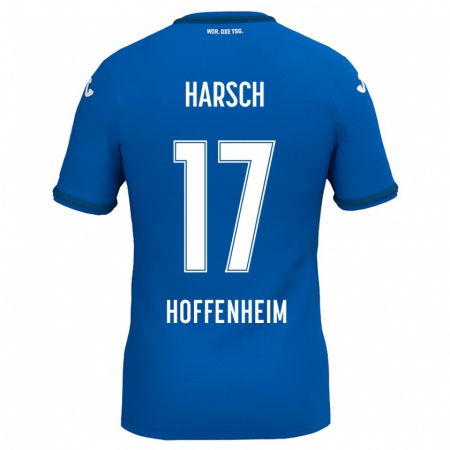 Kandiny Kinder Franziska Harsch #17 Königsblau Heimtrikot Trikot 2024/25 T-Shirt