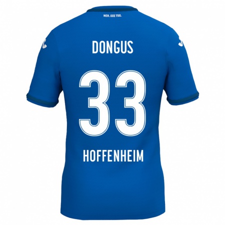 Kandiny Kinder Fabienne Dongus #33 Königsblau Heimtrikot Trikot 2024/25 T-Shirt