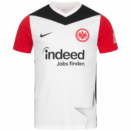 Kandiny Kinder Fabio Wollstadt #13 Weiß Rot Heimtrikot Trikot 2024/25 T-Shirt