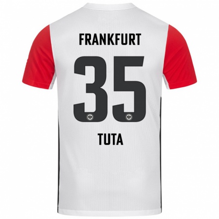 Kandiny Kinder Tuta #35 Weiß Rot Heimtrikot Trikot 2024/25 T-Shirt