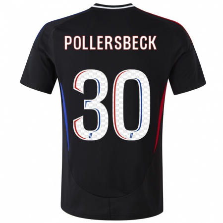 Kandiny Kinder Julian Pollersbeck #30 Schwarz Auswärtstrikot Trikot 2024/25 T-Shirt