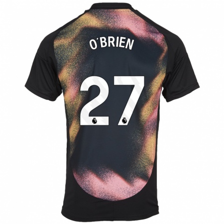 Kandiny Kinder Shannon O'brien #27 Schwarz Weiß Auswärtstrikot Trikot 2024/25 T-Shirt