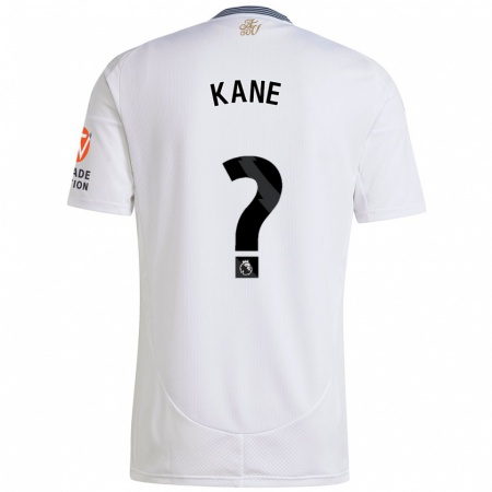 Kandiny Kinder Kane Taylor #0 Weiß Auswärtstrikot Trikot 2024/25 T-Shirt