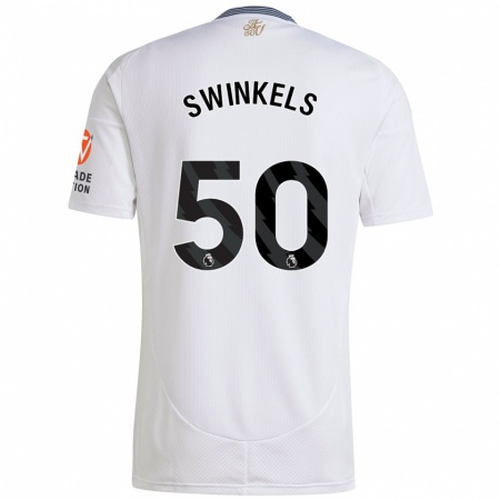 Kandiny Kinder Sil Swinkels #50 Weiß Auswärtstrikot Trikot 2024/25 T-Shirt