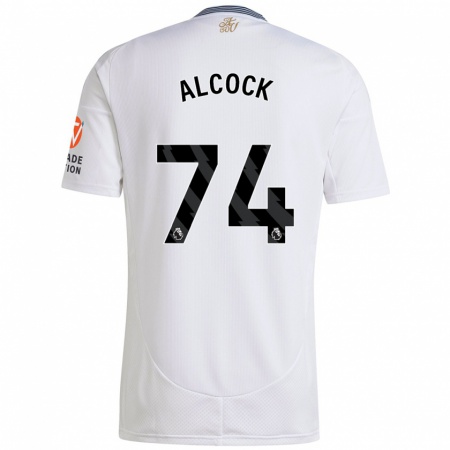 Kandiny Kinder Todd Alcock #74 Weiß Auswärtstrikot Trikot 2024/25 T-Shirt