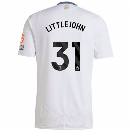 Kandiny Kinder Ruesha Littlejohn #31 Weiß Auswärtstrikot Trikot 2024/25 T-Shirt