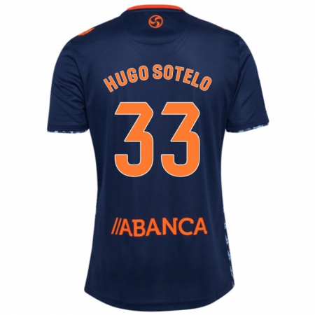 Kandiny Kinder Hugo Sotelo #33 Marineblau Auswärtstrikot Trikot 2024/25 T-Shirt