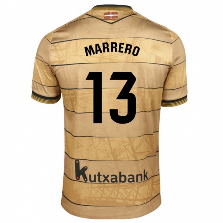 Kandiny Kinder Unai Marrero #13 Braun Auswärtstrikot Trikot 2024/25 T-Shirt