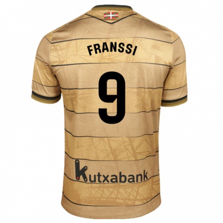 Kandiny Kinder Sanni Franssi #9 Braun Auswärtstrikot Trikot 2024/25 T-Shirt