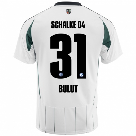 Kandiny Kinder Taylan Bulut #31 Weiß Grün Auswärtstrikot Trikot 2024/25 T-Shirt