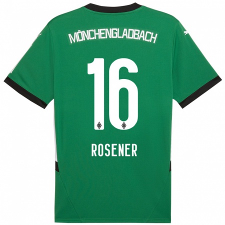 Kandiny Kinder Chiara Rösener #16 Grün Weiß Auswärtstrikot Trikot 2024/25 T-Shirt