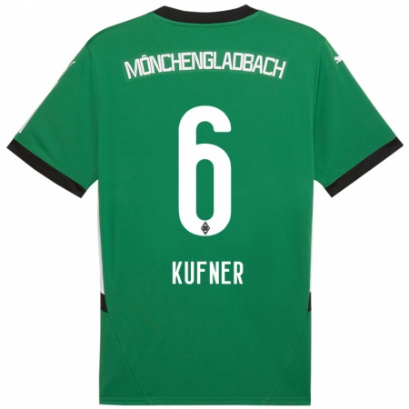 Kandiny Kinder Anne-Catherine Kufner #6 Grün Weiß Auswärtstrikot Trikot 2024/25 T-Shirt