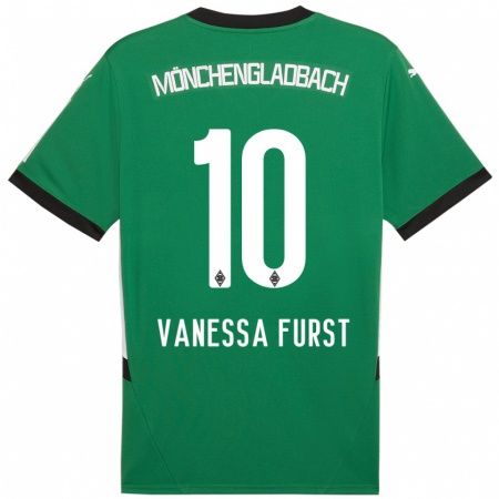 Kandiny Kinder Vanessa Fürst #10 Grün Weiß Auswärtstrikot Trikot 2024/25 T-Shirt