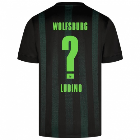 Kandiny Kinder Francesco Lubino #0 Dunkelgrün Auswärtstrikot Trikot 2024/25 T-Shirt